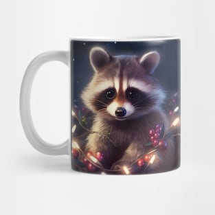 Cutie raccoon X-mas Mug